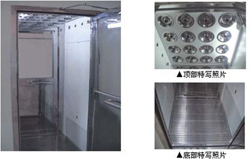 頂吹風淋室構造 頂吹風淋室構造