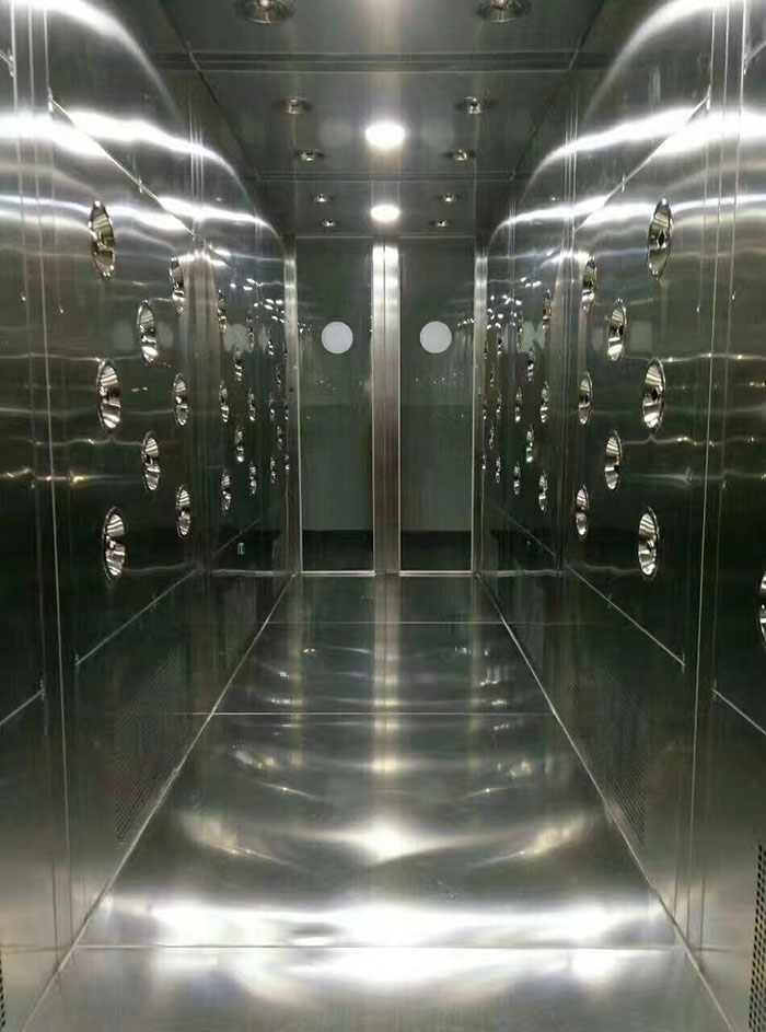 檢查風(fēng)淋室風(fēng)機(jī)是否正常工作，是否有異物堵塞。