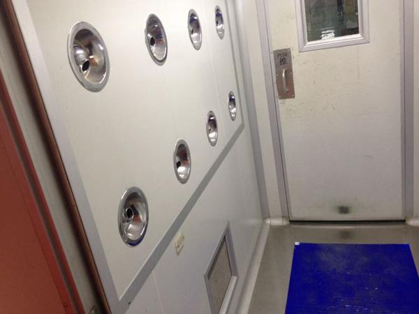 彩鋼板風(fēng)淋通道 彩鋼板風(fēng)淋通道實(shí)物圖