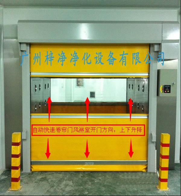快速卷簾門風(fēng)淋室由哪些部件組成的?